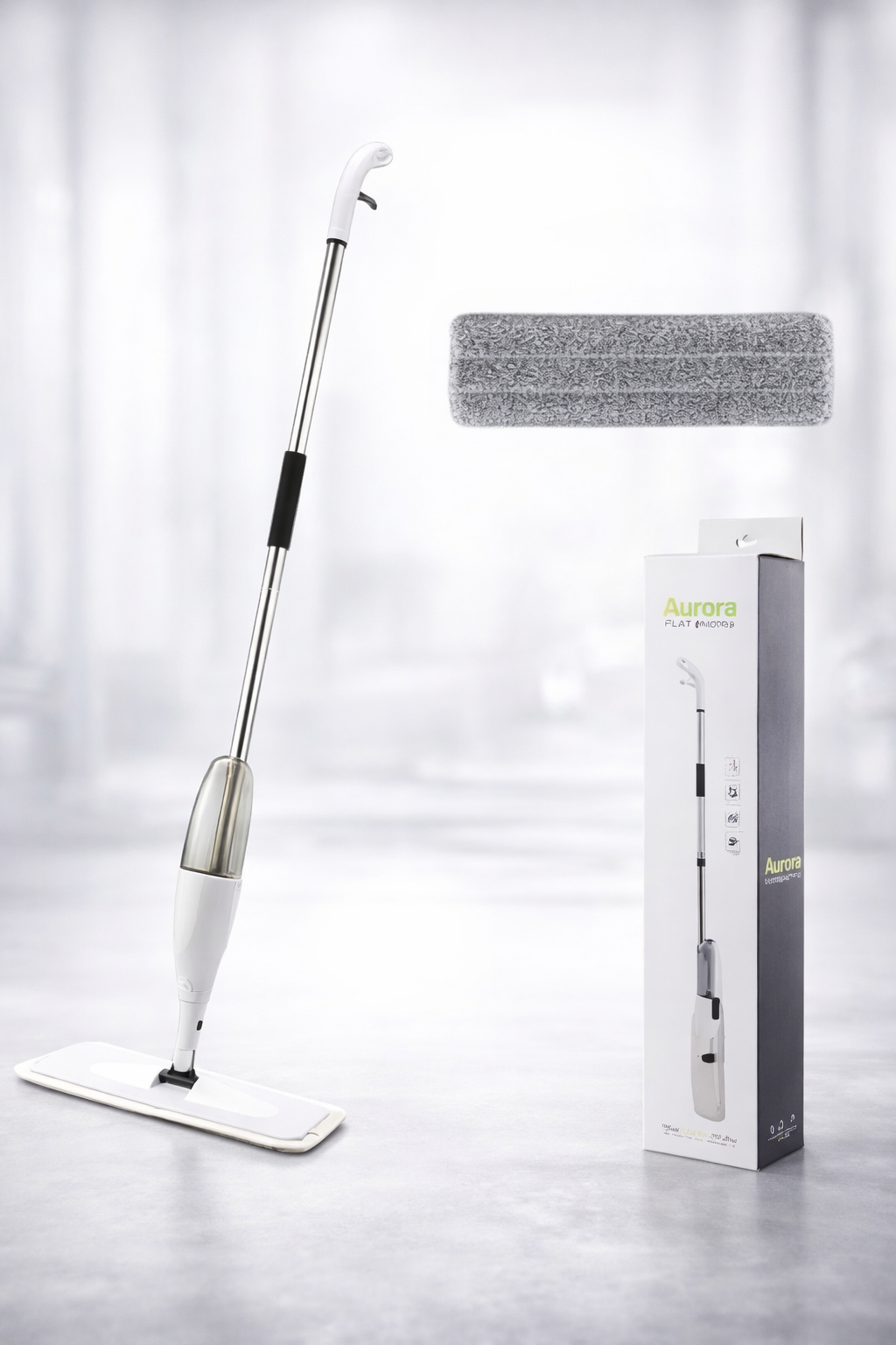 Mop cu pulverizator si Rezervor de 650 ml